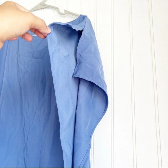 ANNA CATE Size S Flutter Sleeve Eva Dress In provence Blue - Picture 3 of 5